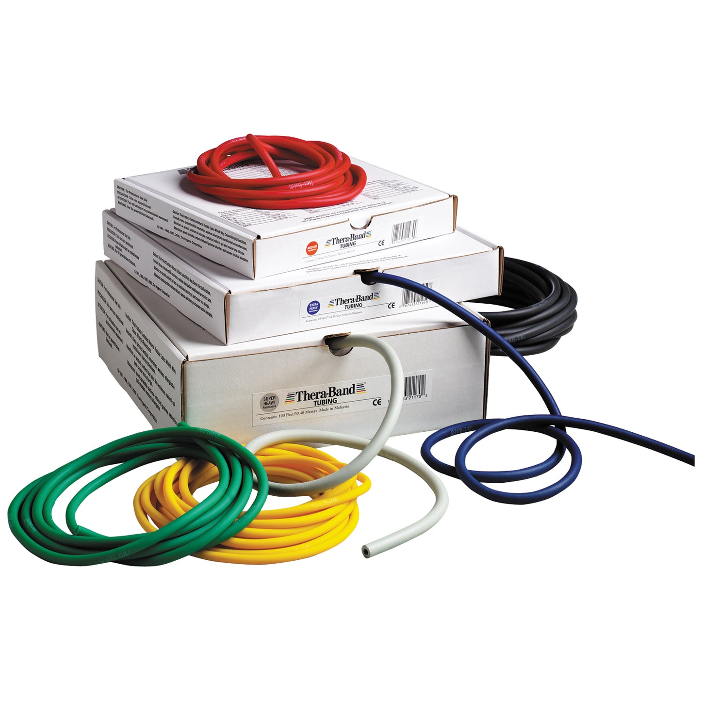PERFORMANCE HEALTH THERABAND PROFESSIONAL RESISTANCE TUBING, 4 each per case
