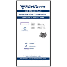 INNOVATIVE NITRIDERM STERILE POWDER-FREE NITRILE EXAM GLOVES, 50 pairs per box, 4 boxes per case