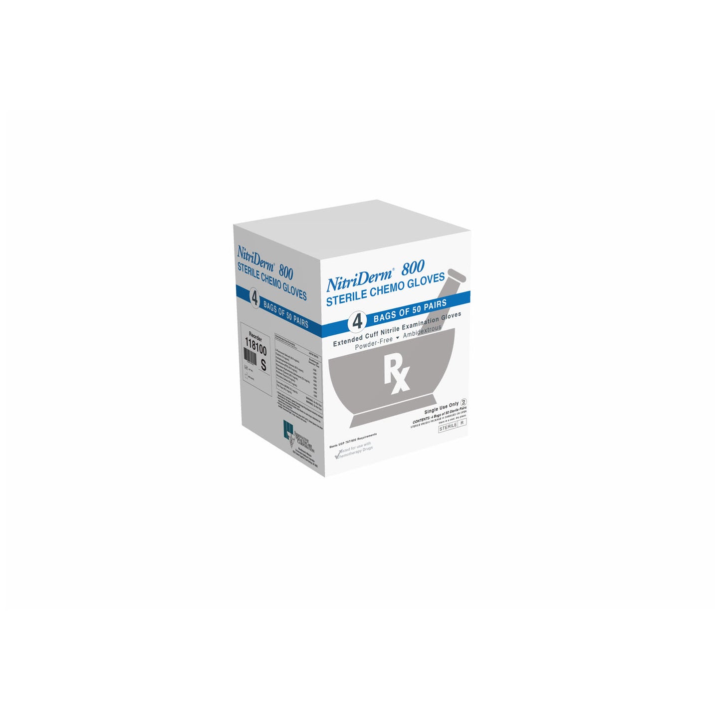 INNOVATIVE NITRIDERM 800 NITRILE EXAM GLOVES