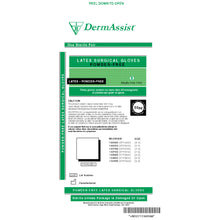 INNOVATIVE DERMASSIST SURGICAL POWDER-FREE GLOVES, 50 pairs per box, 4 boxes per case