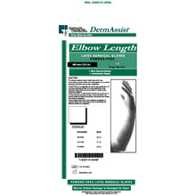 INNOVATIVE DERMASSIST ELBOW LENGTH POWDER-FREE LATEX SURGICAL GLOVES, 25 pairs per box, 4 boxes per case