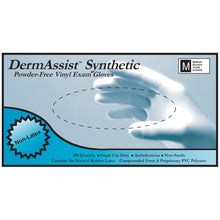 INNOVATIVE DERMASSIST VINYL SYNTHETIC POWDER-FREE EXAM GLOVES, 100 per box, 10 boxes per case