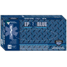 INNOVATIVE DERMASSIST EP BLUE POWDER-FREE LATEX MEDICAL GLOVES, 50 per box, 10 boxes per case