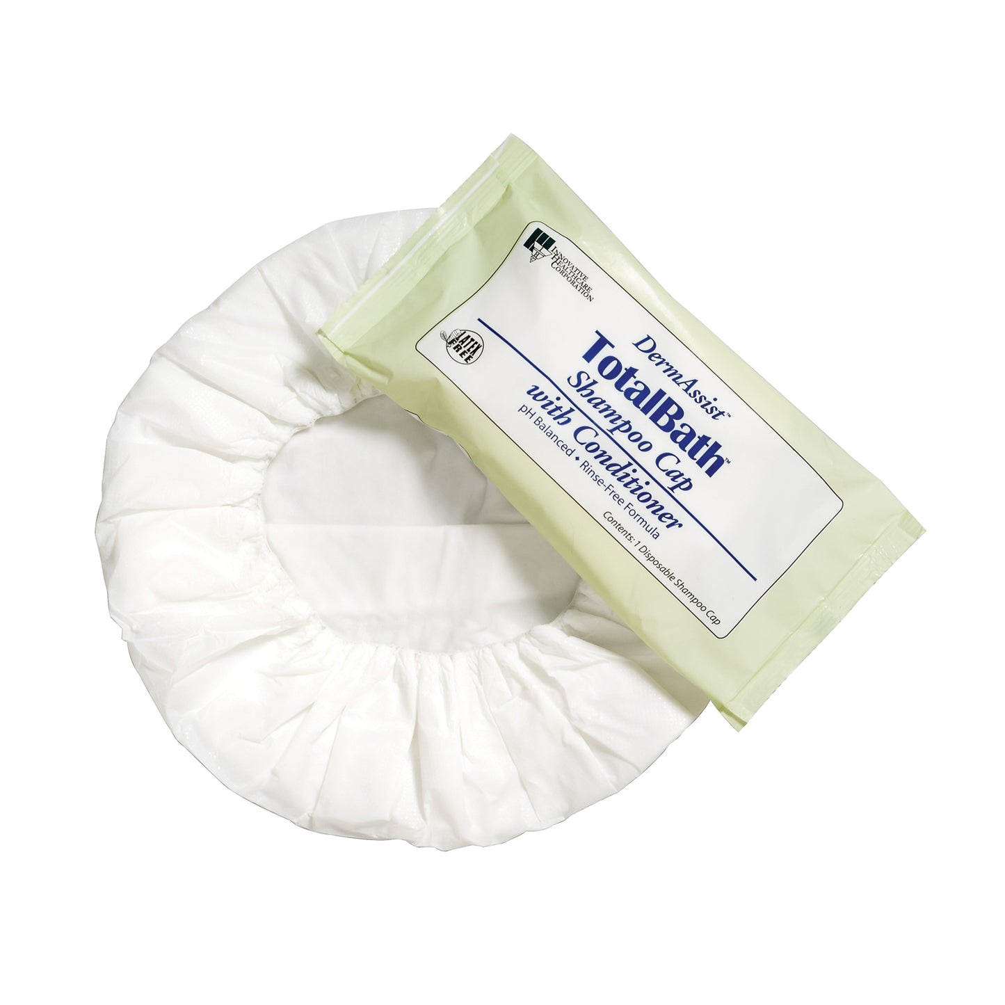 INNOVATIVE DERMASSIST TOTALBATH CAPS, 1 per pack, 30 packs per case