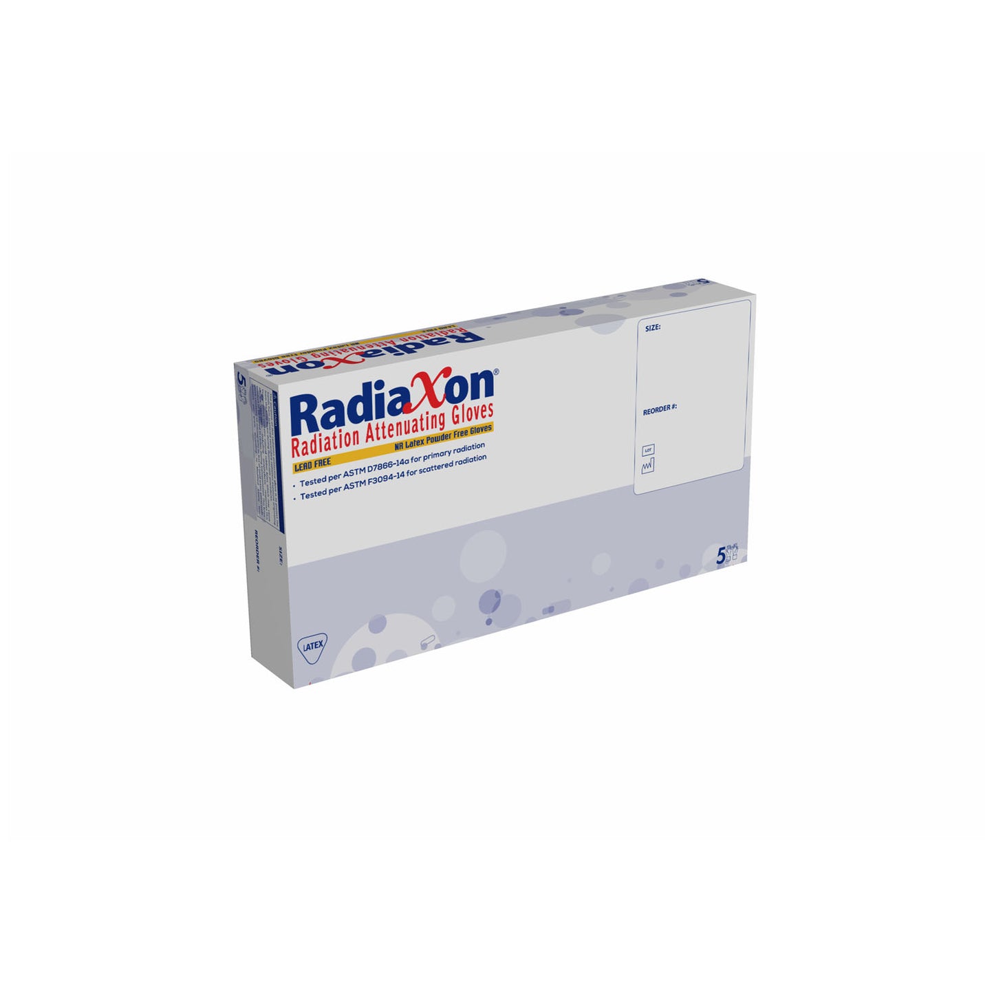 INNOVATIVE RADIAXON PI RADIATION ATTENUATING GLOVES, 5 pairs per box, 4 boxes per case