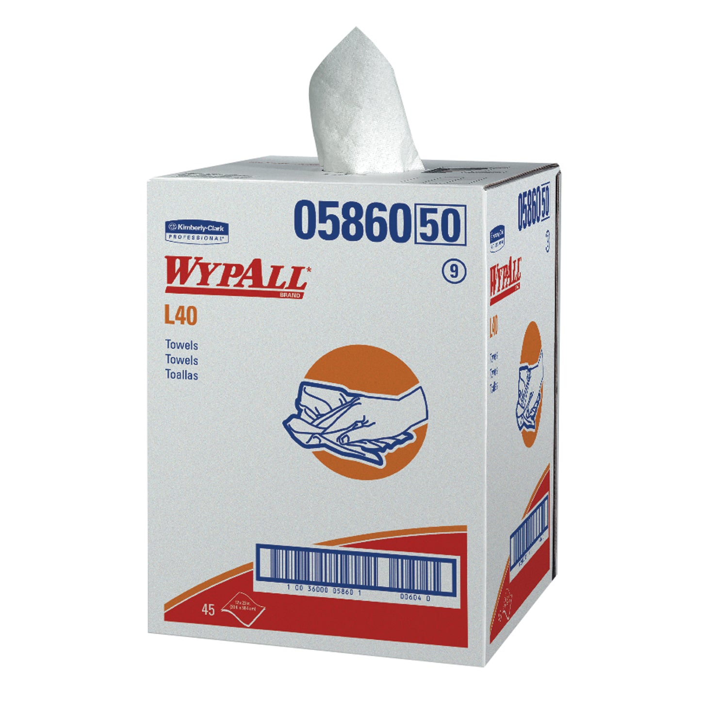 KIMBERLY-CLARK WYPALL WIPERS, 200 per box