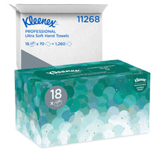 KIMBERLY-CLARK KLEENEX HAND TOWELS, 18 boxes per case