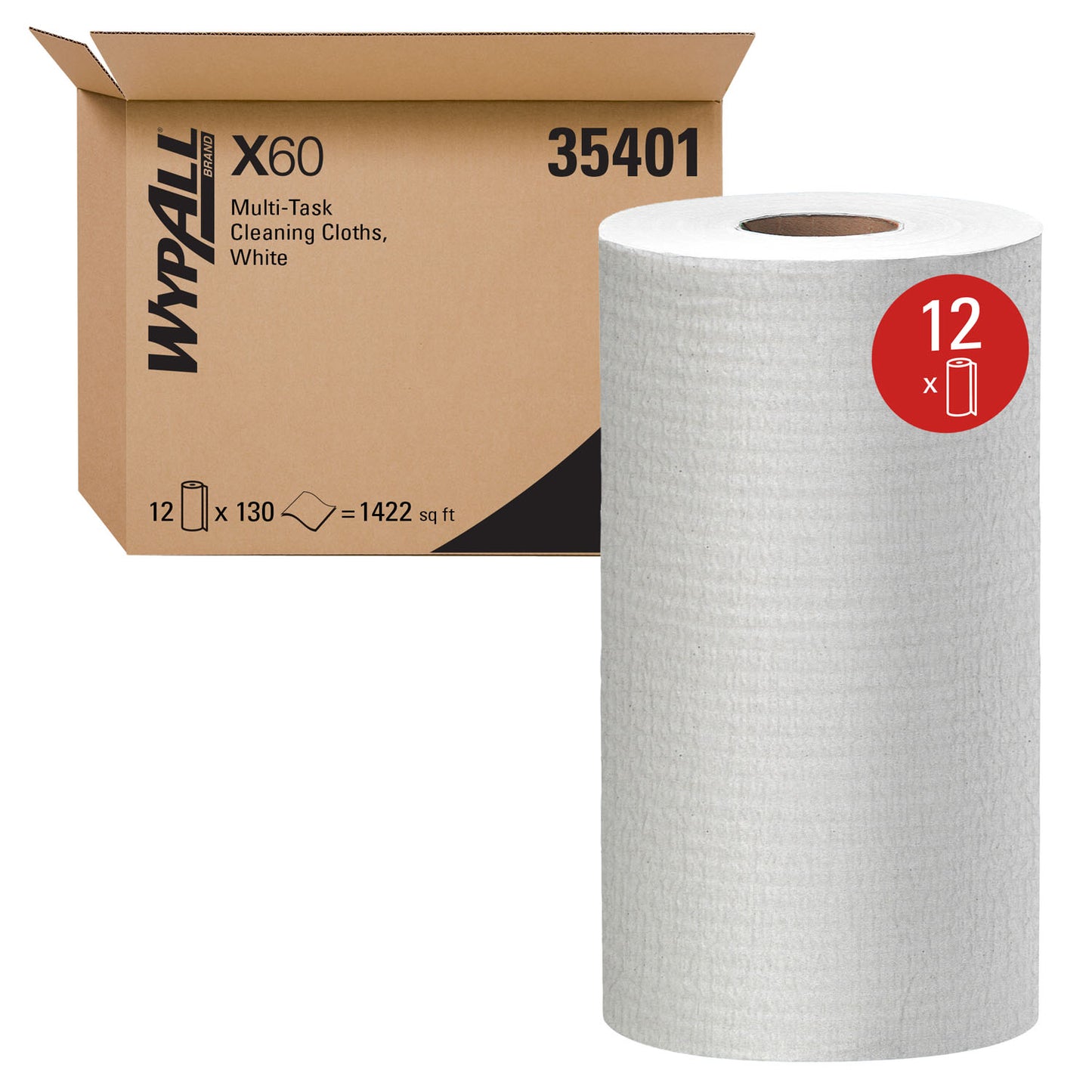 KIMBERLY-CLARK WYPALL WIPERS, 12 rolls per case