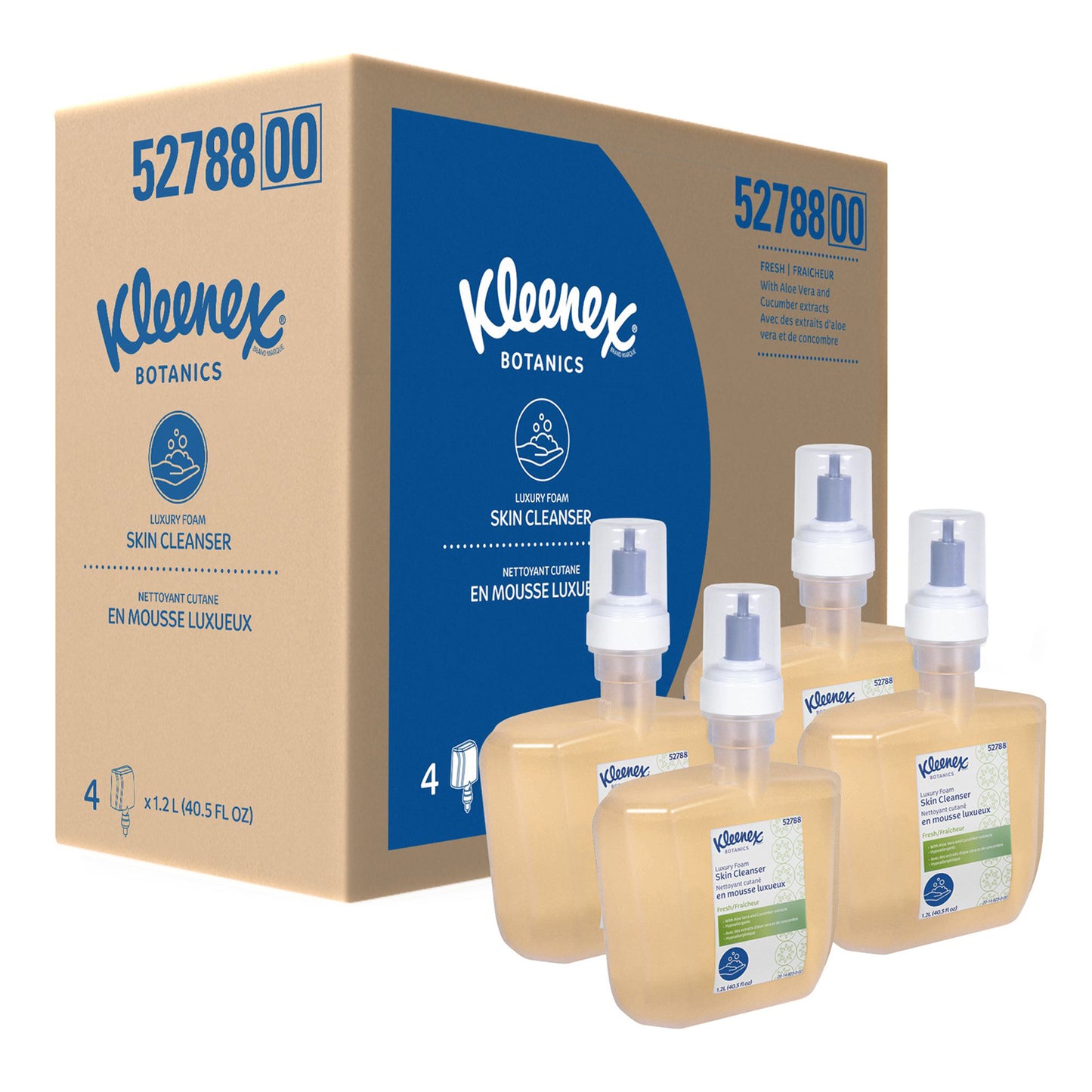 KIMBERLY-CLARK KLEENEX FOAM SKIN CLEANSER, 4 per case