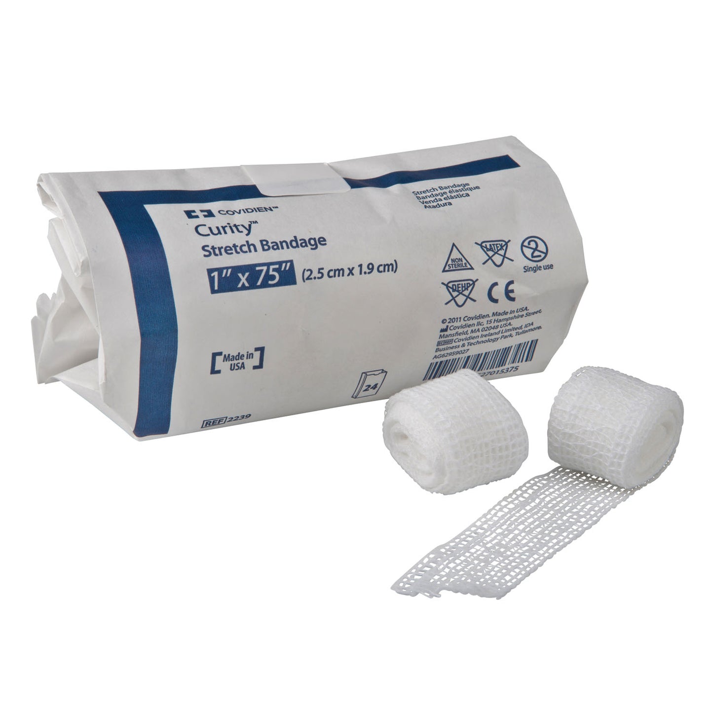 CARDINAL HEALTH CURITY STRETCH BANDAGES, 12 per box, 8 boxes per case