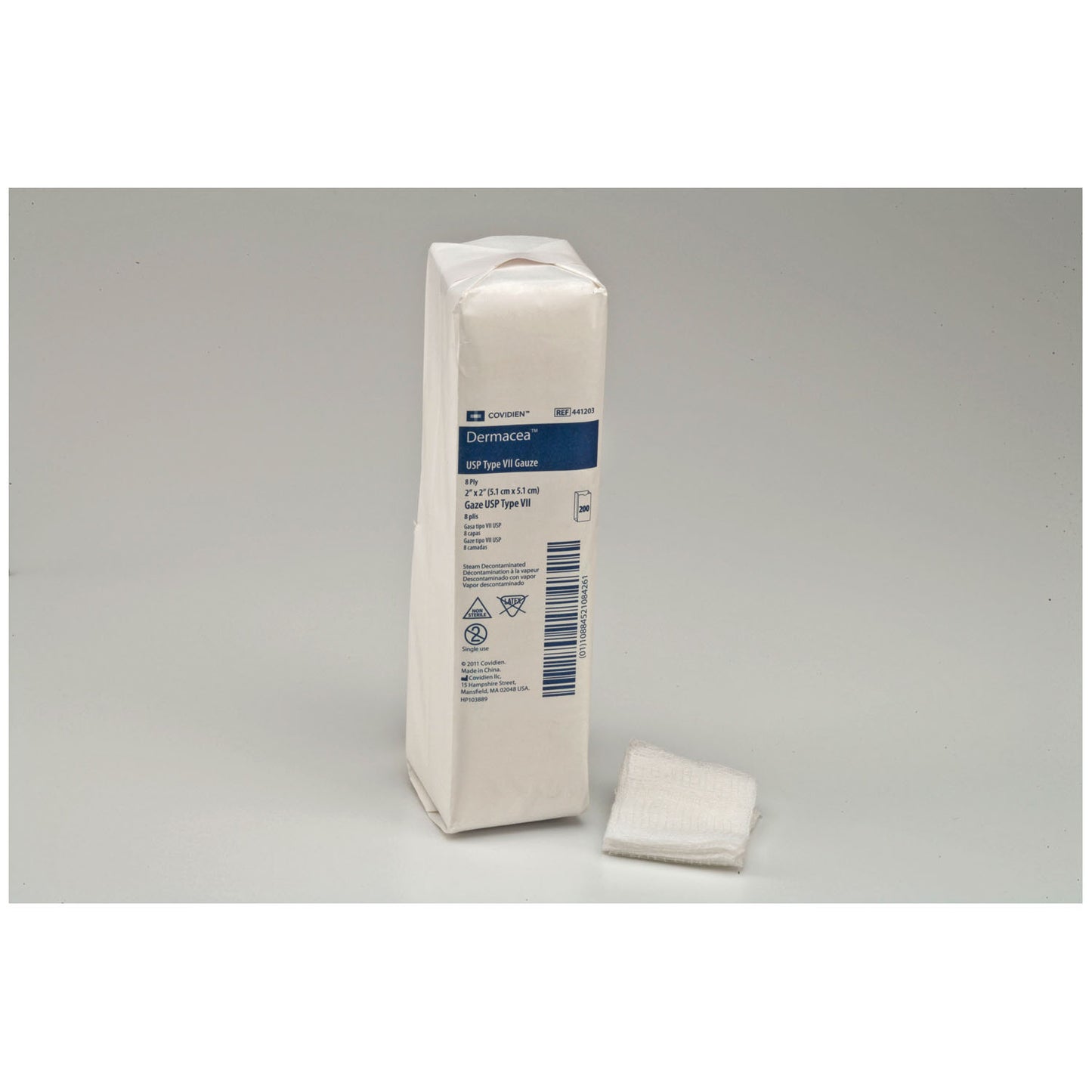 CARDINAL HEALTH DERMACEA USP TYPE VII GAUZE SPONGES, 12 cartons per case