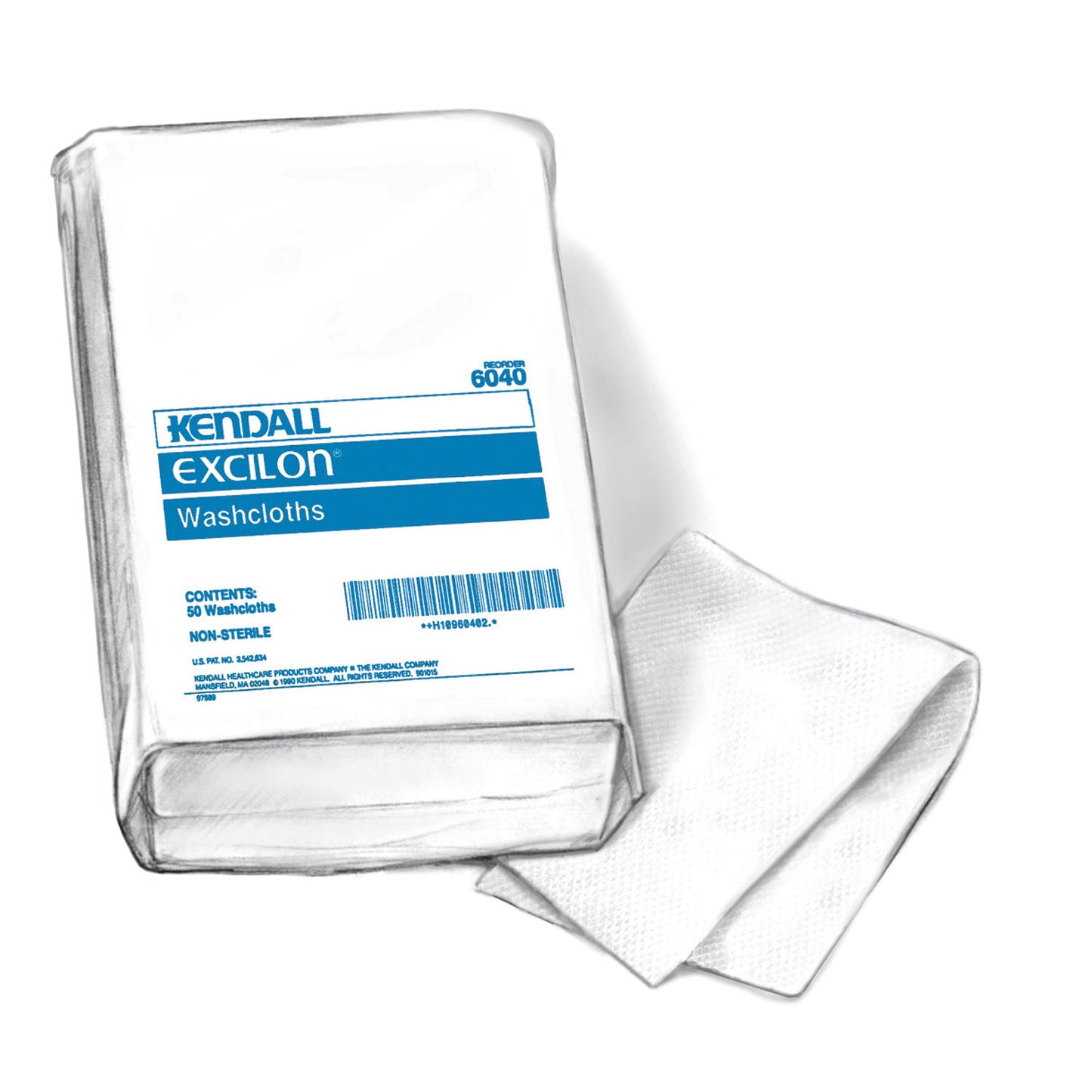CARDINAL HEALTH EXCILON WASHCLOTHS