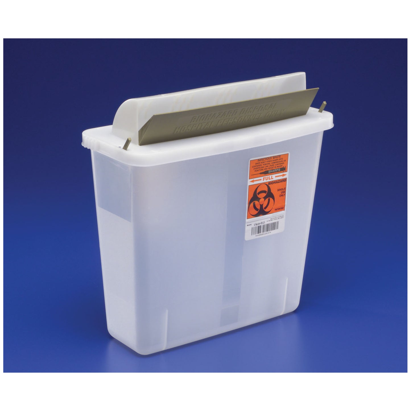 CARDINAL HEALTH IN-ROOM CONTAINERS WITH MAILBOX-STYLE LIDS, 20 per case