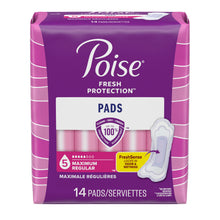 KIMBERLY-CLARK POISE PADS, 14 per pack, 6 packs per case