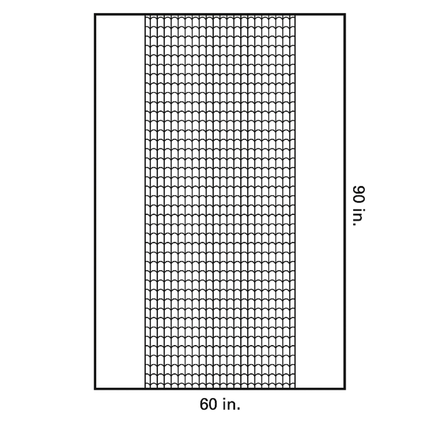 HALYARD BACK TABLE COVER, 20 per case