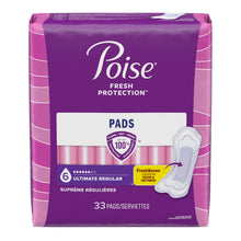 KIMBERLY-CLARK POISE PADS, 33 per pack, 4 packs per case