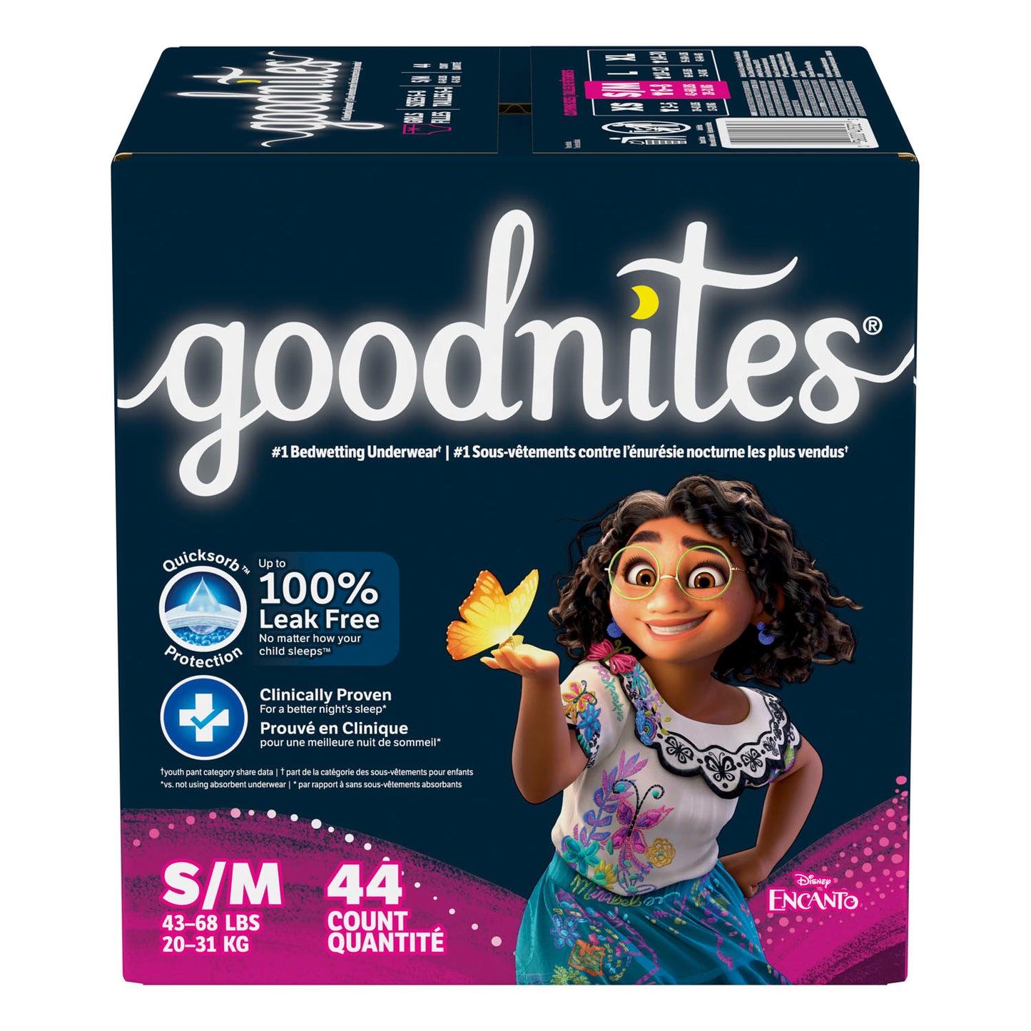 KIMBERLY-CLARK GOODNITES UNDERPANTS, 44 per pack, 1 pack per case
