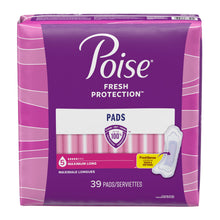 KIMBERLY-CLARK POISE PADS, 39 per pack, 2 packs per case