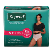 KIMBERLY-CLARK DEPEND PROTECTIVE UNDERWEAR, 19 per pack, 2 packs per case
