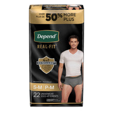 KIMBERLY-CLARK DEPEND PREMIUM UNDERWEAR, 22 per pack, 2 packs per case