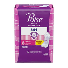 KIMBERLY-CLARK POISE PADS, 12 per pack, 4 packs per case