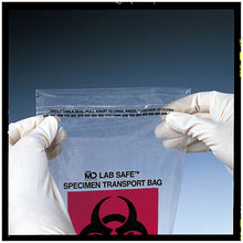MEDEGEN LAB SAFE LABORATORY SPECIMEN COLLECTION BAGS, 1000 per case