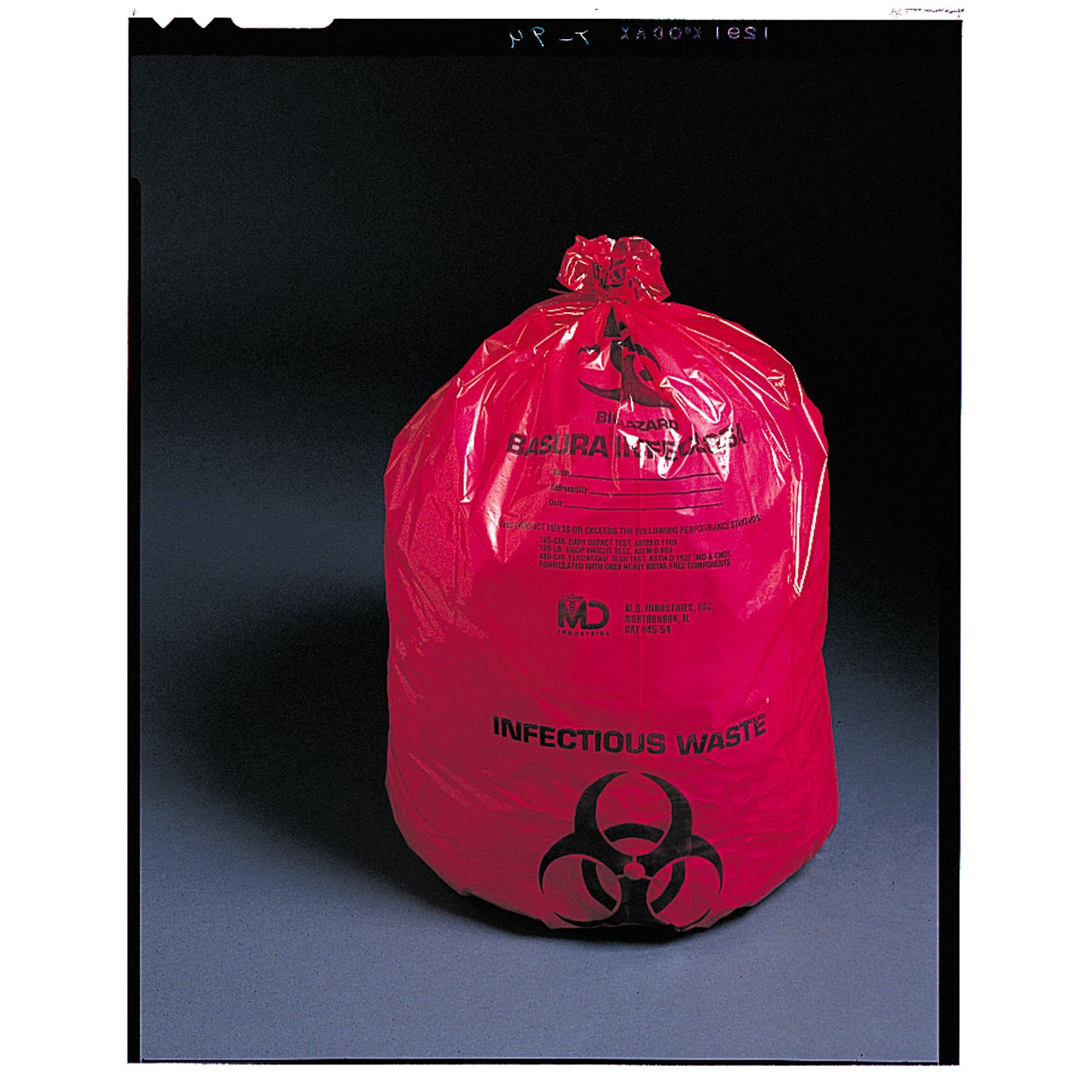 MEDEGEN ULTRA-TUFF INFECTIOUS WASTE BAGS, 150 per case