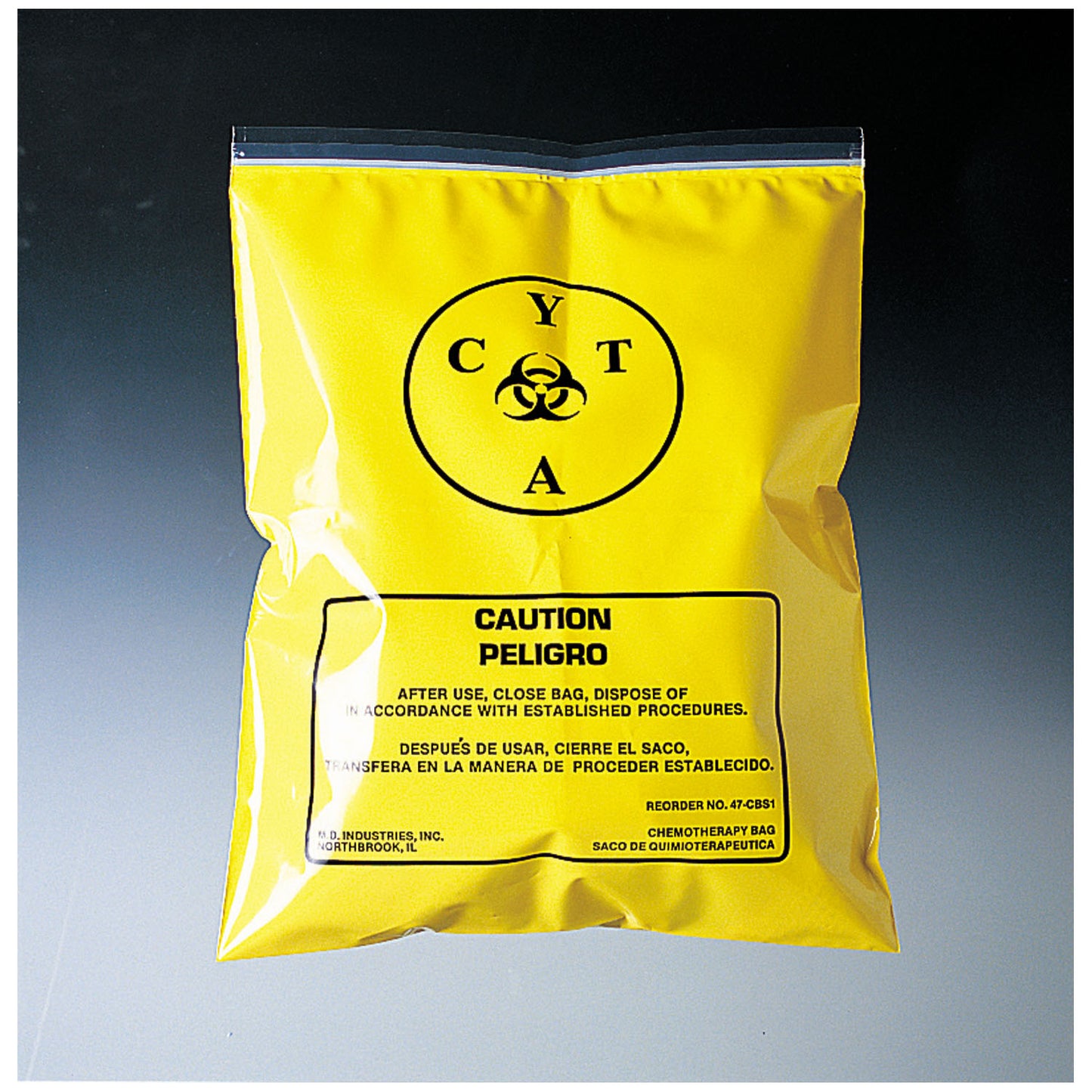 MEDEGEN CHEMOTHERAPY WASTE HANDLING BAGS, 100 per case
