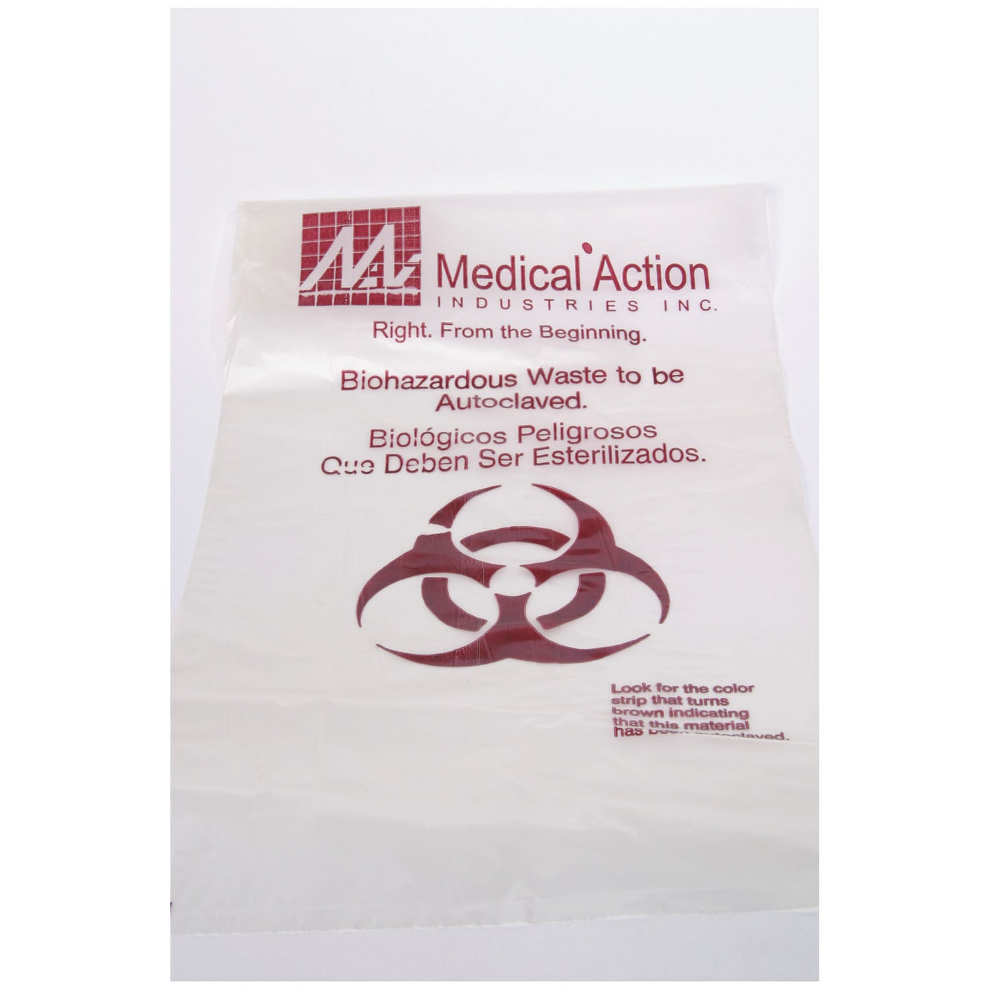 MEDEGEN SAF-T-SURE AUTOCLAVABLE DECONTAMINATION BAGS