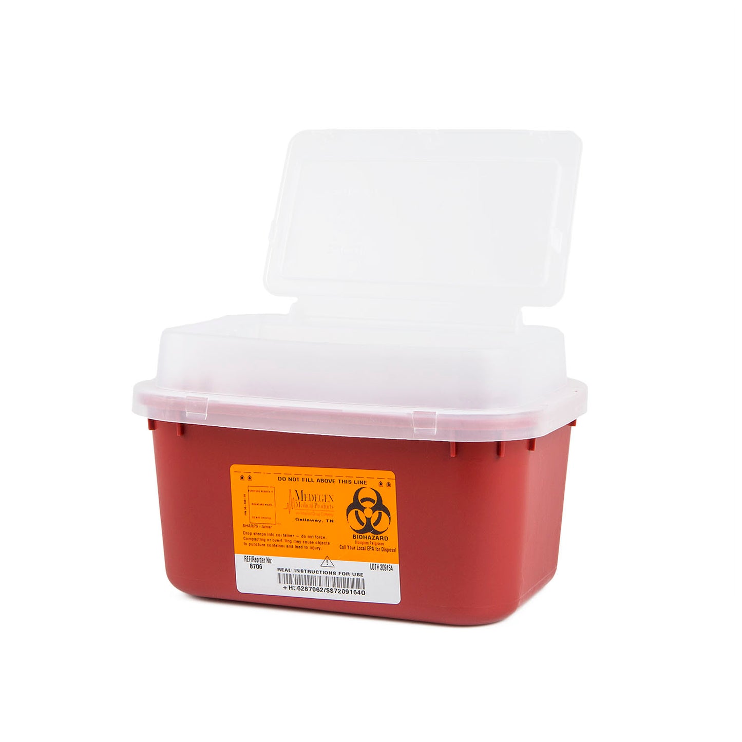 MEDEGEN STACKABLE SHARPS-CONTAINER SYSTEM, 12 per case