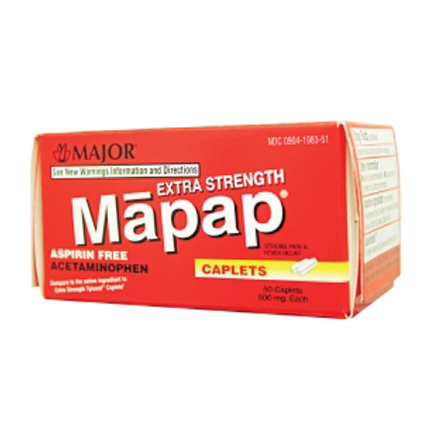 MAJOR ANALGESIC CAPLETS, 24 per case