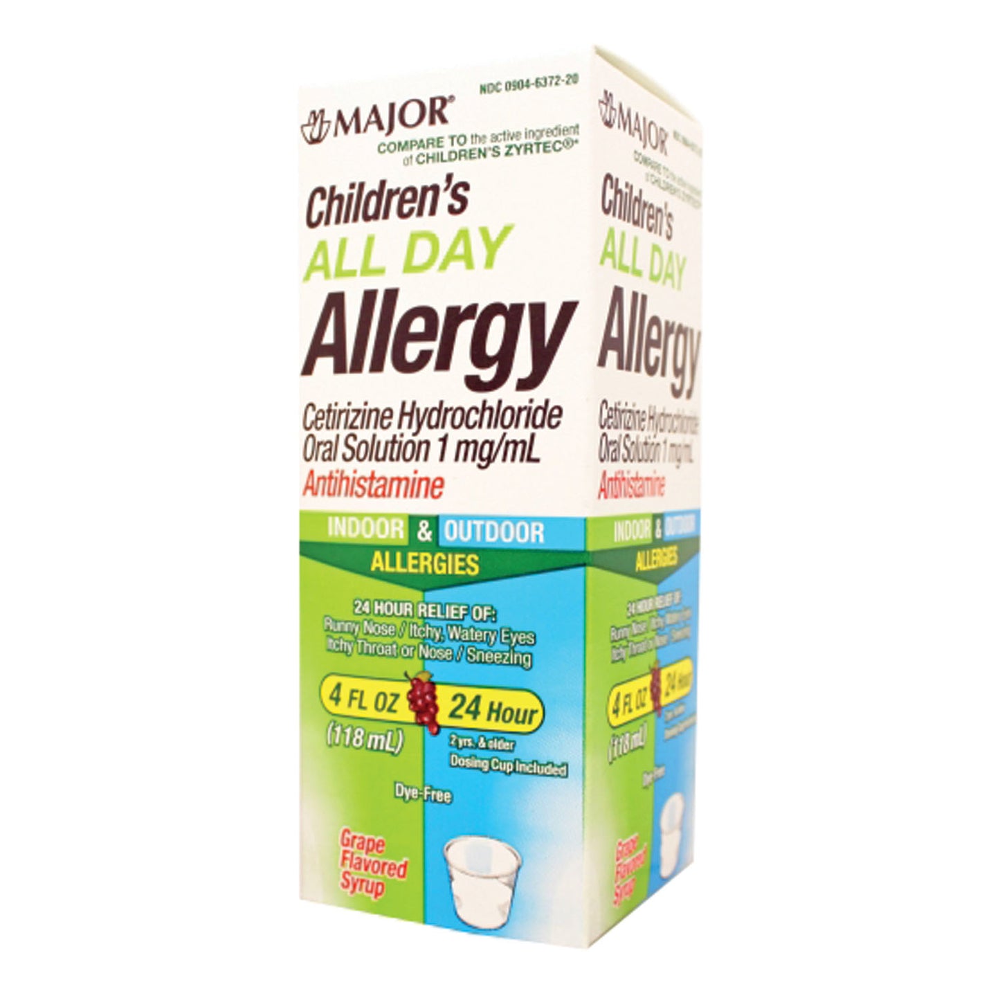 MAJOR ALLERGY LIQUID, 36 per case