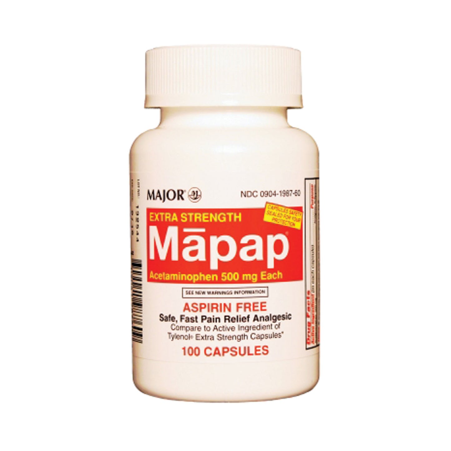 MAJOR ANALGESIC CAPLETS, 24 per case