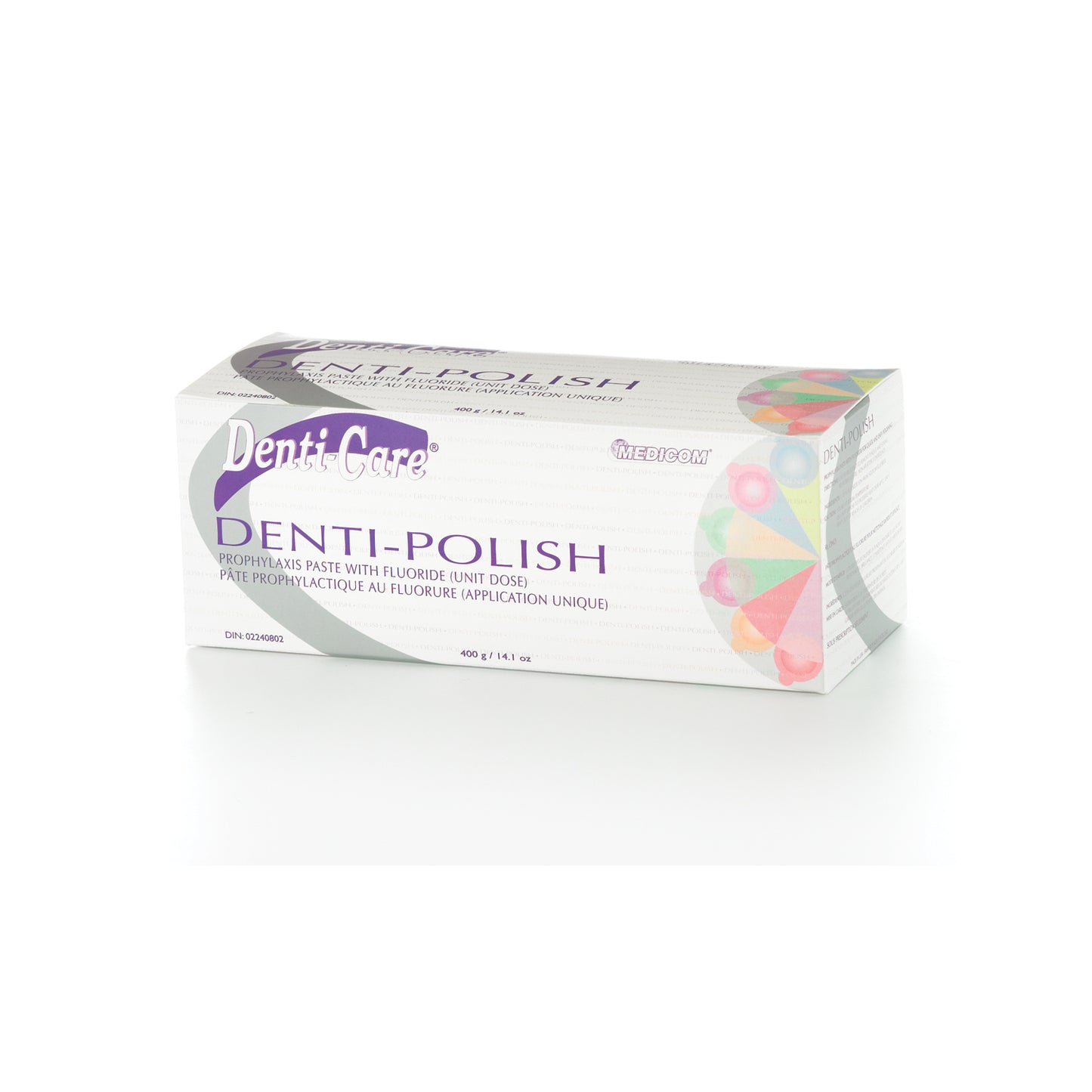 MEDICOM DENTI-CARE PROPHYLAXIS PASTE WITH FLUORIDE, 200 per box