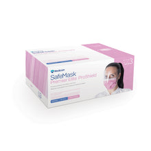 MEDICOM SAFE+MASK PREMIER ELITE EARLOOP MASK, 25 per box, 4 boxes per case