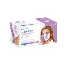 MEDICOM SAFE+MASK PREMIER ELITE EARLOOP MASK, 50 per box, 10 boxes per case