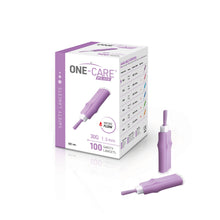 MEDIVENA ONE-CARE PLUS SAFETY LANCETS, 100 per box
