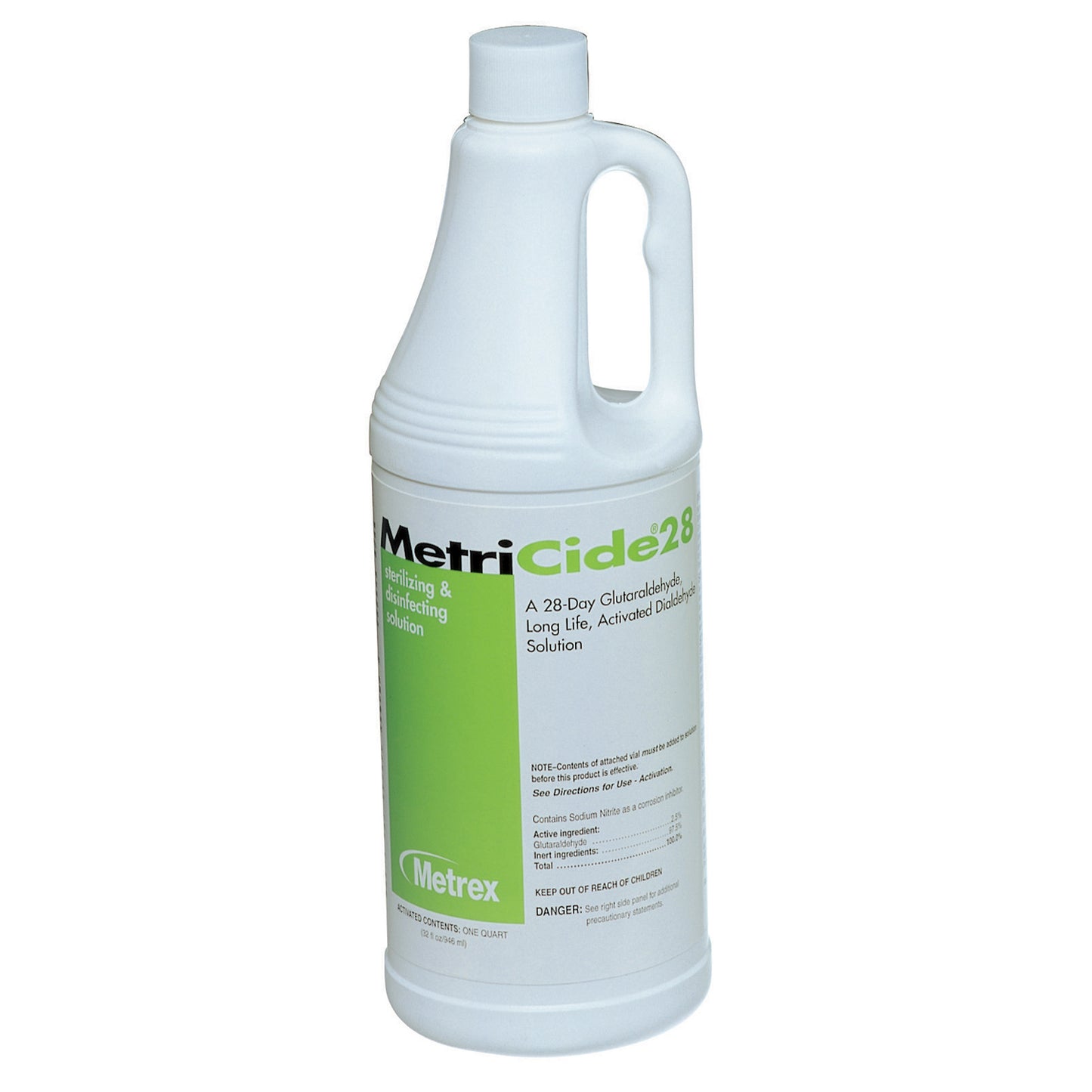 METREX METRICIDE 28 DISINFECTING SOLUTION, 16 per case