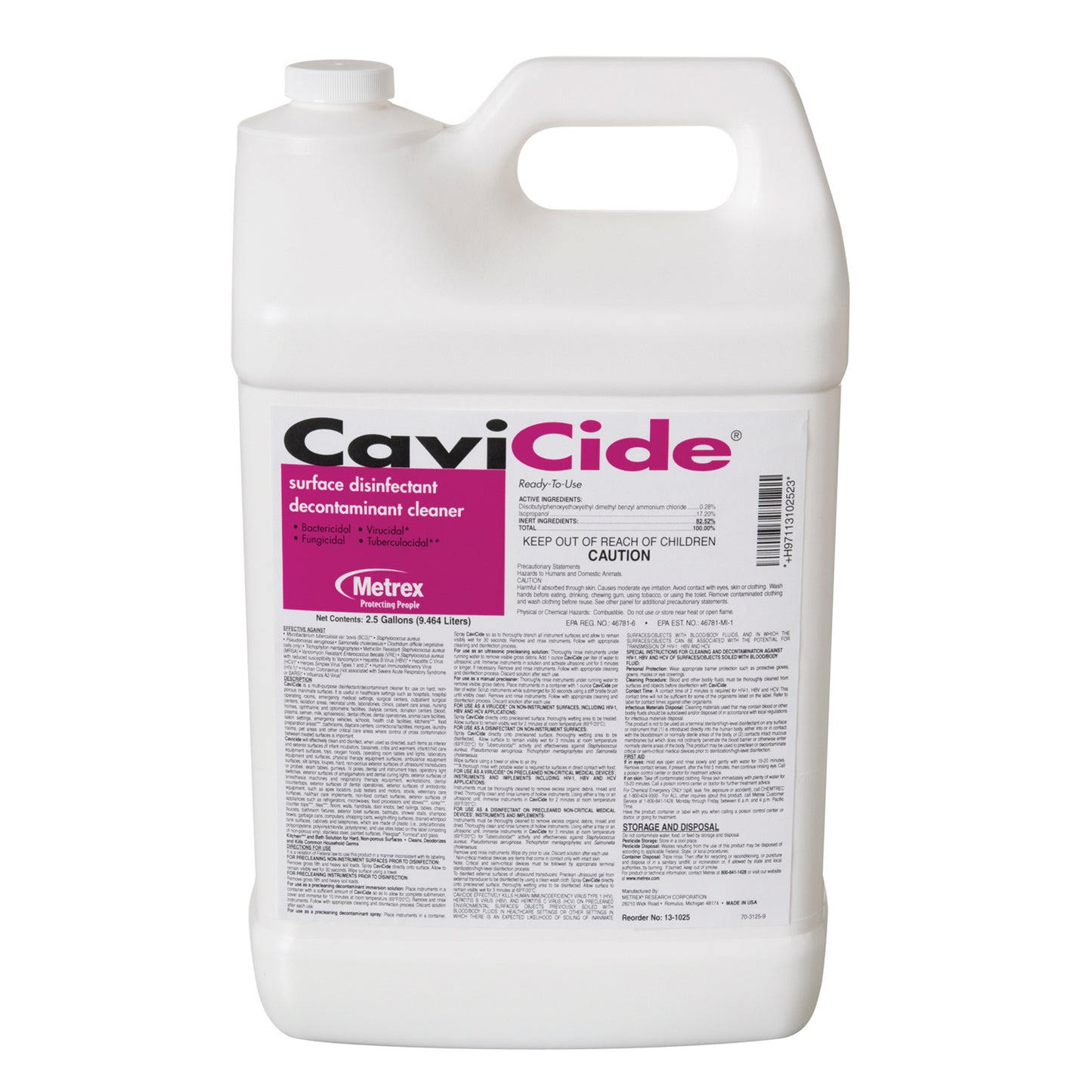 METREX CAVICIDE SURFACE DISINFECTANT, 2 per case