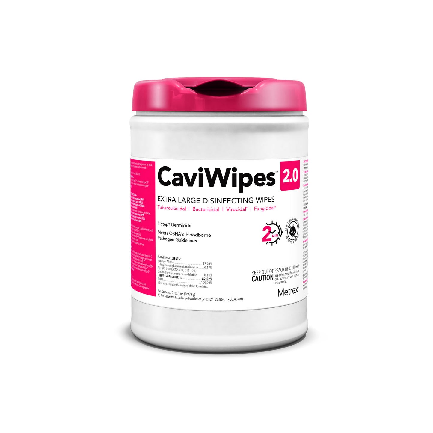 METREX CAVIWIPES DISINFECTING TOWELETTES