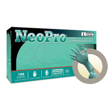 ANSELL MICROFLEX NEOPRO POWDER-FREE CHLOROPRENE EXAM GLOVES, 100 per box, 10 boxes per case