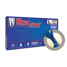 ANSELL MICROFLEX ULTRASENSE POWDER-FREE NITRILE EXAM GLOVES, 100 per box, 10 boxes per case