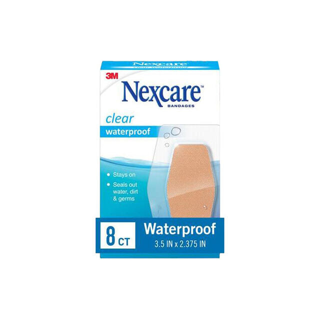 3M NEXCARE WATERPROOF BANDAGE, 3 packs per carton, 8 cartons per case