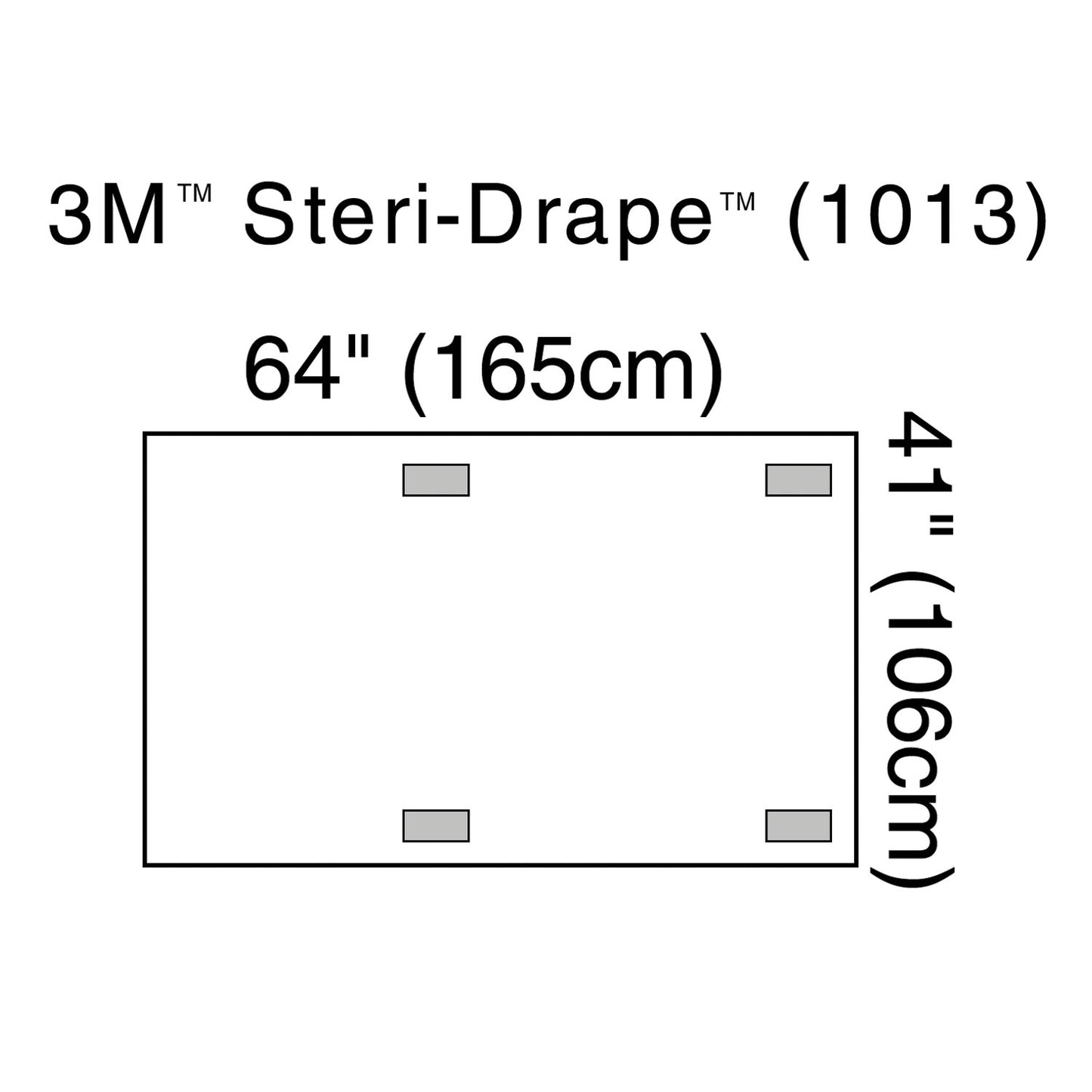 SOLVENTUM STERI-DRAPE C-ARM DRAPES/FLUROSCOPE DRAPE, 10 per box, 4 boxes per case
