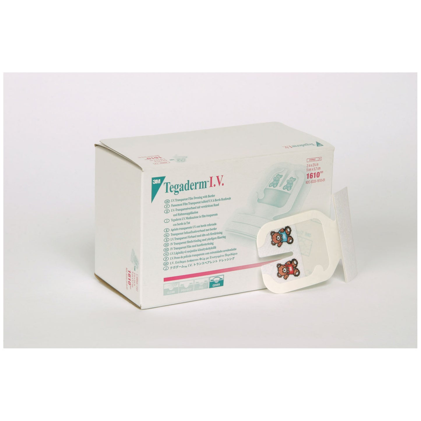 SOLVENTUM TEGADERM CHG CHLORHEXIDINE GLUCONATE IV SECUREMENT DRESSING, 25 per box, 4 boxes per case