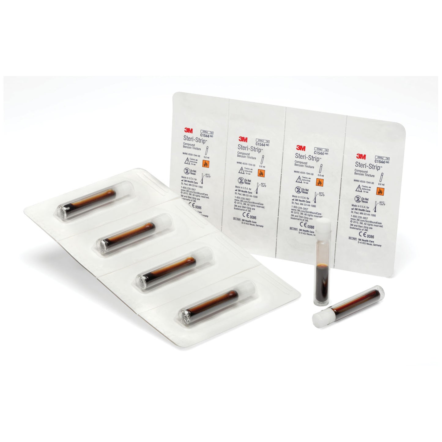 SOLVENTUM STERI-STRIP COMPOUND BENZOIN TINCTURE, 40 per box, 4 boxes per case