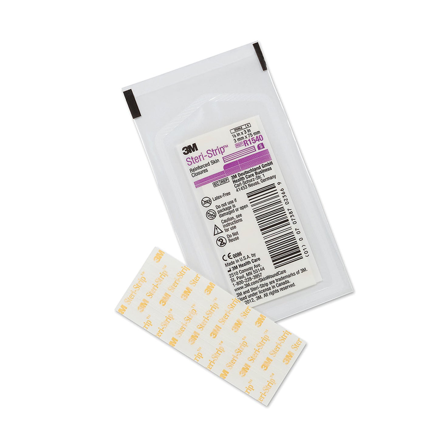 SOLVENTUM STERI-STRIP ADHESIVE SKIN CLOSURES, 4 boxes per case