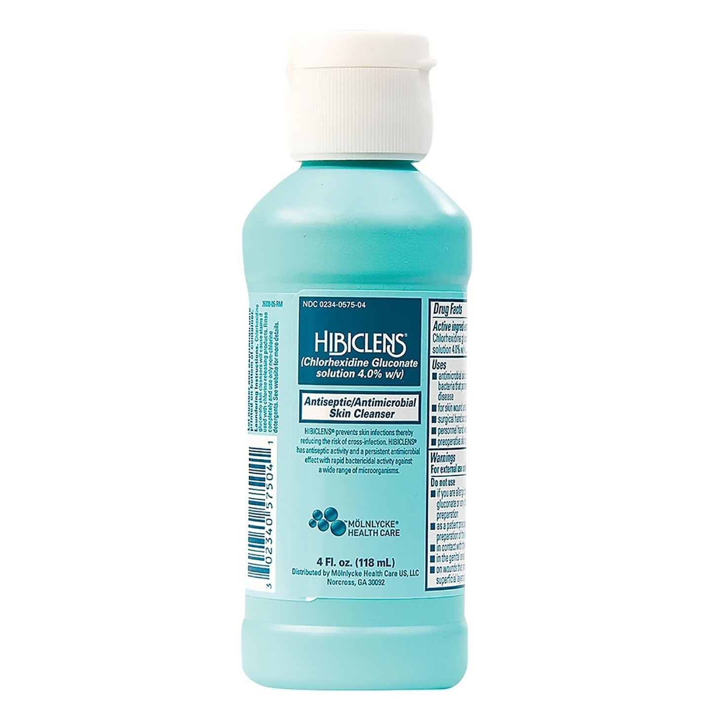 MOLNLYCKE HIBICLENS ANTISEPTIC ANTIMICROBIAL SKIN CLEANSER, 50 per carton, 8 cartons per case