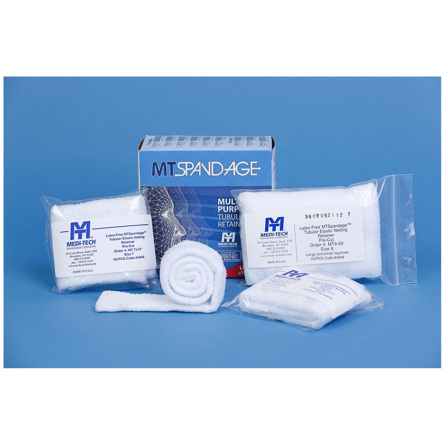 MARKETLAB MEDI-TECH INTERNATIONAL MT SPANDAGE TUBULAR RETAINER NET, 50 per case