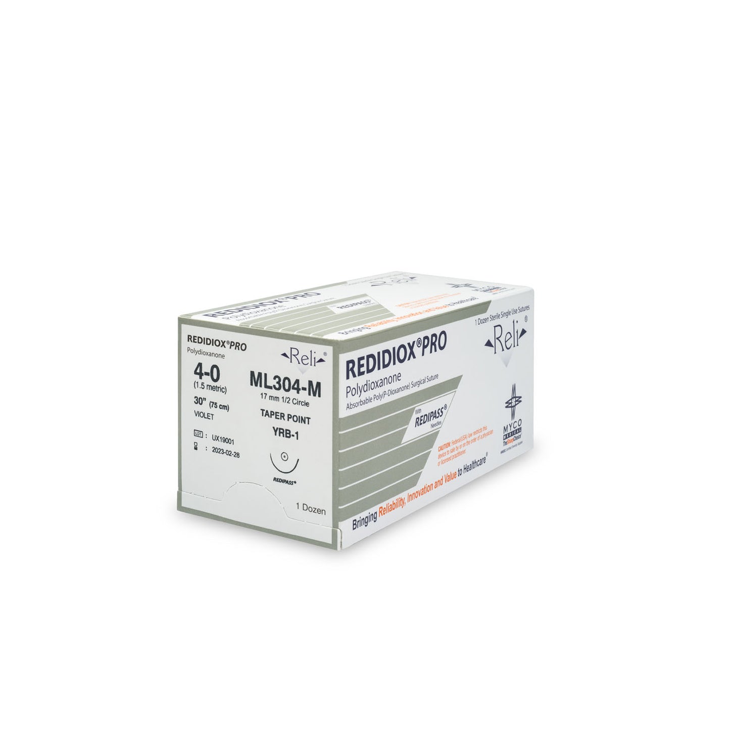 MYCO RELI PRO SUTURE, 12 per box
